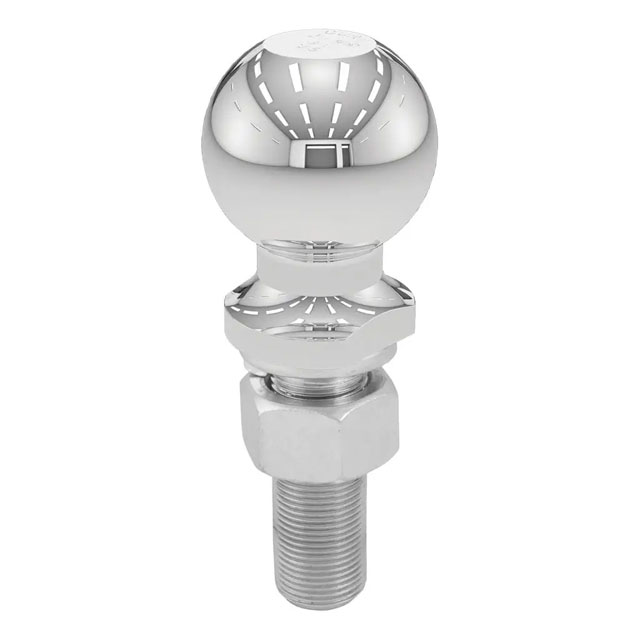 (image for) 2 5/16'' Chrome Trailer Hitch Ball, 6k, 1" X 3" Shank #40175