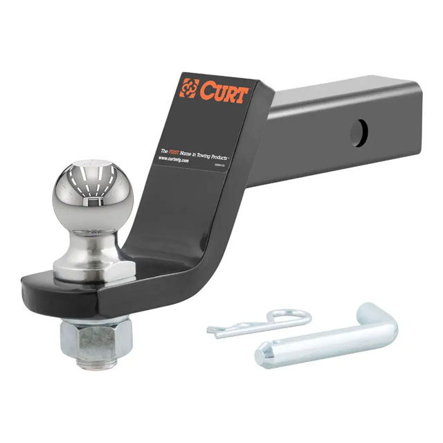 (image for) Loaded Ball Mount Imported 3.5K, 2" Shank, 4" Drop 1 7/8" Ball #45855