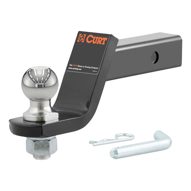 (image for) Loaded Ball Mount Imported 7.5K, 2" Shank, 4" Drop 2" Ball #45855