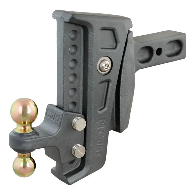 (image for) Rebellion XD Adjustable Cushion Ball Mount, 10/20K, 2 1/2" Shank, 2", 2 5/16" Ball, 8 Position #45955