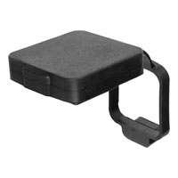 (image for) 2" Rubber Hitch Tube Cover With 4-Way Flat Holder #21728