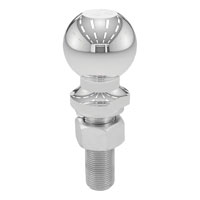 (image for) 2 5/16'' Chrome Trailer Hitch Ball, 6k, 1" X 3" Shank #40175