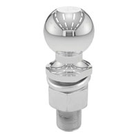 (image for) 2 5/16'' Chrome Trailer Hitch Ball, 6k, 1 1/4" X 3" Shank #40176