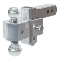 (image for) Alumalite Adjustable Aluminum Dual Ball Mount 3 1/2" Drop #45364