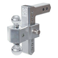 (image for) Alumalite Adjustable Aluminum Dual Ball Mount 7 1/2" Drop #45365