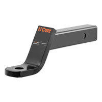 (image for) Imported Class 3 Ball Mount 2" Shank 4" Drop 7.5K 10 1/4" Long #45860