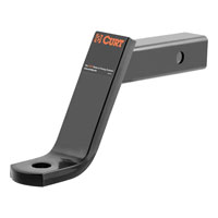 (image for) Imported Class 3 Ball Mount 2" Shank 6" Drop 7.5K 9 1/4" Long #45870