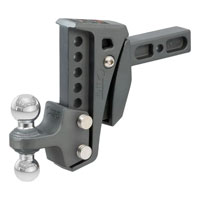 (image for) Rebellion XD Adjustable Cushion Ball Mount, 15K, 2" Shank, 2", 2 15/16" Ball, 6 Position #45951