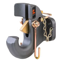 (image for) SecureLatch Pintle Hook, 2 1/2" Or 3" Lunnette Ring, 30K #48505