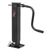 (image for) Direct-Weld Square Trailer Jack, 10k Lift, Side Wind, 12 3/8" Travel #28512