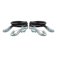 (image for) 1/2" Vinyl Coated Safety Cable With Snap Hook, 5k, 2 Pack #80151