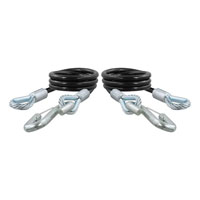 (image for) 3/8" Vinyl Coated Safety Cable With Snap Hook, 7.5k, 2 Pack #80176