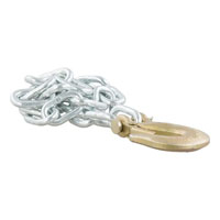 (image for) 7.8k Trailer Safety Chain, 35" Long, 1/4" Clevis Hook #80302