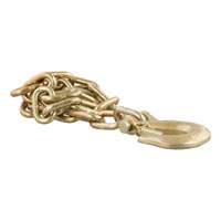 (image for) 12.6k Trailer Safety Chain, 35" Long, 1/4" Clevis Hook #80303